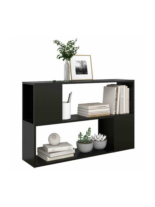 Bookcase Black 100x24x63cm