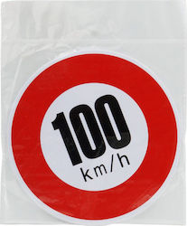 Truck Signage Plate Speed Limit 100 km/h Sticker