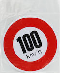 Truck Signage Plate Speed Limit 100 km/h Sticker