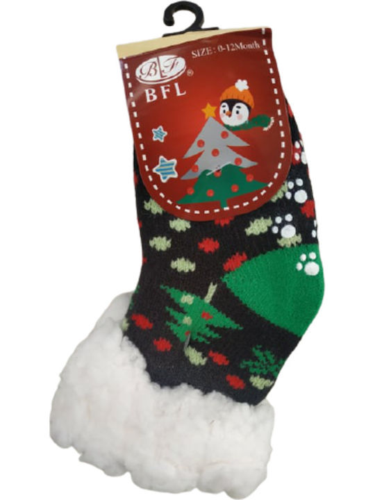 BFL Non-slip Kids' Long Socks Blue