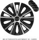 Versaco Set Capace De Roți Auto Rapide Compatibilitate Opel 4 Bucăți 14 Argintii/Negre