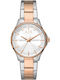 Armani Exchange Γυναικείο Ρολόι 36mm Μπαταρίας με Ροζ Χρυσό Μεταλλικό Μπρασελέ