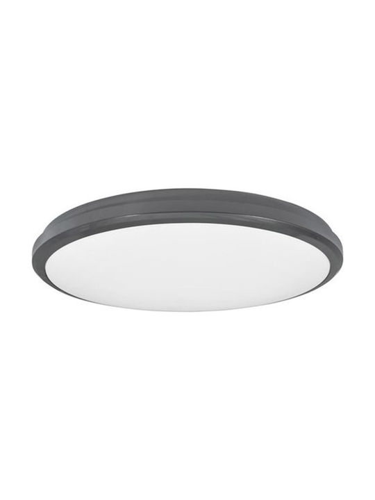 SoleLuce Outdoor Ceiling Flush Mount in Gray Color 2061001259