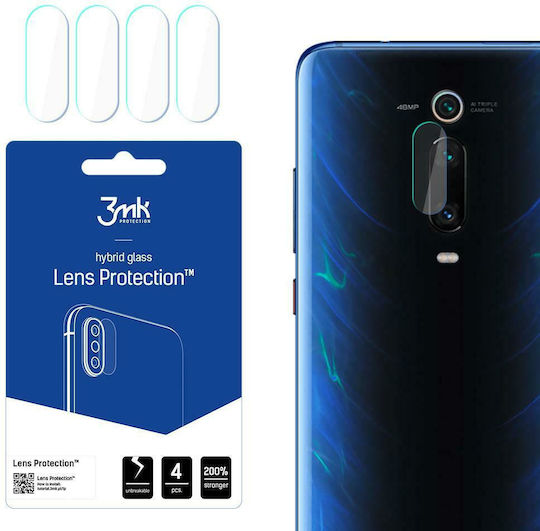 3MK Protecție Lentile 4τμχ Protecție Cameră Tempered Glass Transparent pentru Xiaomi Mi 9T Pro