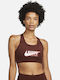 Swoosh Icon Clash Γυναικείο Αθλητικό Μπουστάκι Καφέ