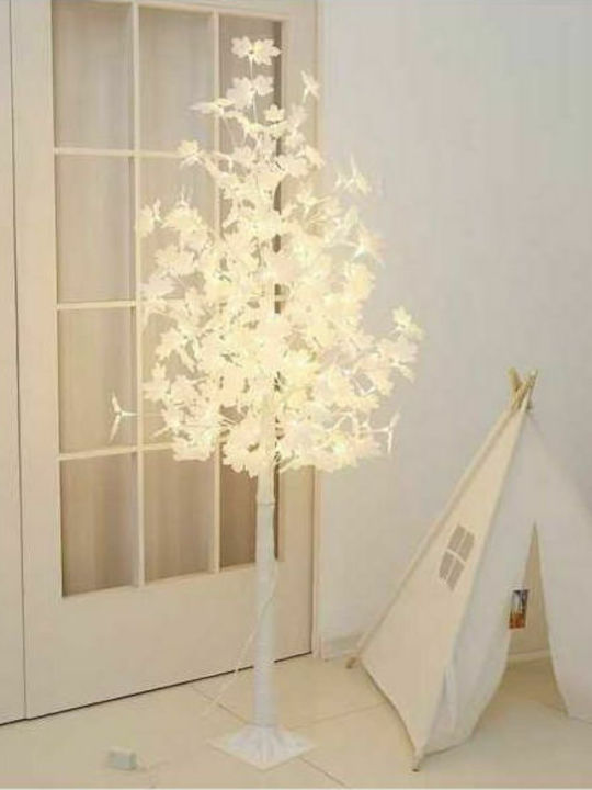 Christmas Decorative Illuminated Tree Natural Appearance 150cm Electric White