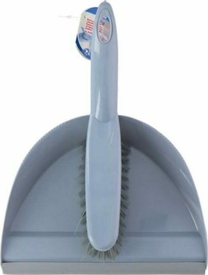 Lifetime Clean 16069 Σκουπάκι με Φαράσι από Πλαστικό Γκρι 32x24cm