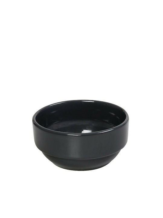 Espiel Essentials Servierschüssel Rund Keramik Anthracite mit Durchmesser 14cm