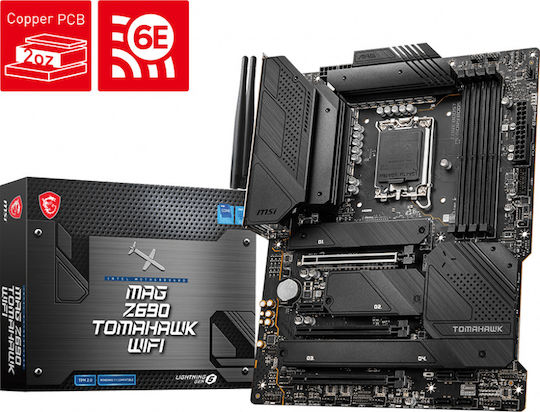 MSI MAG Z690 Tomahawk WIFI Motherboard ATX with Intel 1700 Socket