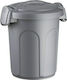 Stefanplast Jerry Plastic Food Storage Container for Dog & Cat 8lt 31cm in Gray Color