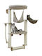 Kerbl Dolomit Grappa Kratzbaum Katzenbäume Beige Wandmontiert 4 Ebenen 70x50x138cm