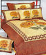 Silk Fashion Duvet Cover Set Cotton Single with Pillowcase & 1 Sheet 160x240 Joy Orange