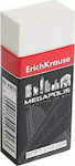 ErichKrause Eraser for Pencil and Pen Megapolis 1pcs White