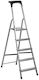 Krausmann Scară Aluminiu cu 4+1 Trepte 166buc