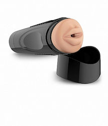 Shots Selbstschmierung Einfacher Griff Masturbator Mund-Masturbator