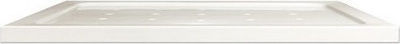 Rectangular Porcelain Shower White Slim 80x120x6.5cm