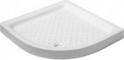 Eco Halbkreisförmig Porzellan Dusche x80cm Weiß