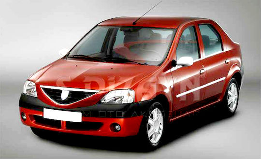 S-dizayn Abdeckungen Autospiegel Dacia Logan 2005-2008 2Stück
