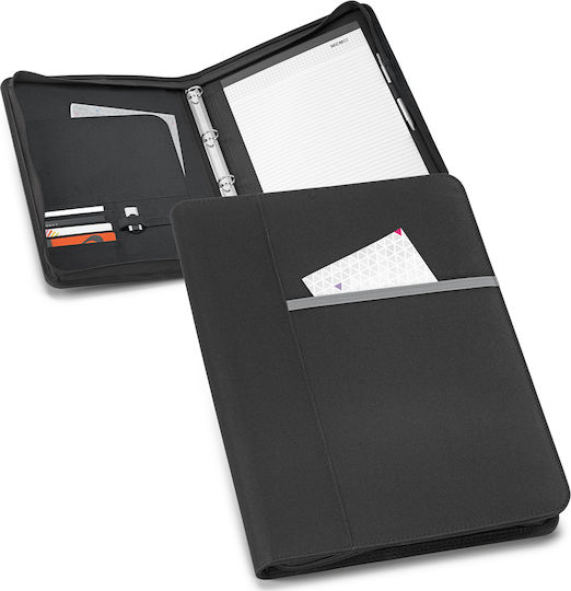 Contax Clipboard Bifold Conference for Paper A4 Black Cassius 1pcs
