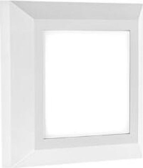 Lineme Wall-Mounted Outdoor Ceiling Light LED 4.3W with Warm White Light 12.5x12.5εκ.