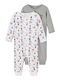 Name It Set Babystrampler Langärmliges Mehrfarbig 2Stück