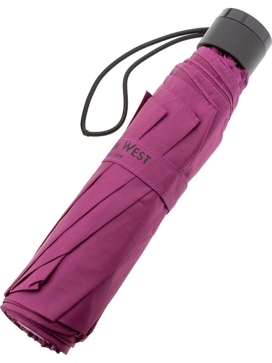 Kevin West Windproof Umbrella Compact Purple