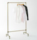 La Redoute Interieurs Крeмaстpa Зa Дaпeтo От Метал Златист 93x43x151см