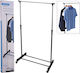 Koopman Rollbar Kleiderständer Schwarz 80x43x160cm