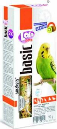 Lolo Pets Basic Τροφή σε Stick για Παπαγαλάκια με Kiwi 90gr 90gr