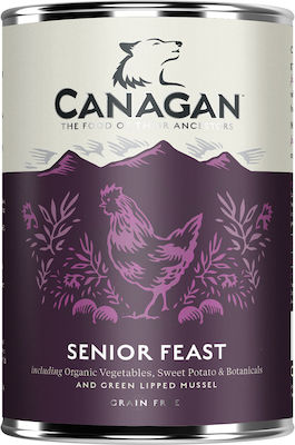 Canagan Feast Umedă pentru Câini Câine în Vârstă în Conservă 1 x 400gr.