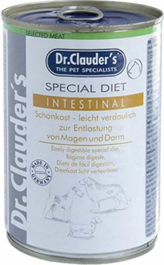 Dr.Clauder's Intestinal Special Diet Wet Food Dogs in Cans Diet with Chicken 400gr