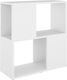 Shelving Unit Floor White 60x24x63cm