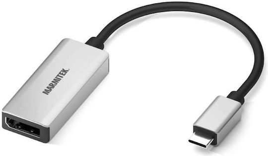 Marmitek Μετατροπέας USB-C male σε DisplayPort female Ασημί 1τμχ 8371