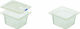 Διανομική Σκεύος Gastronorm Πολυπροπυλενίου GN1/6 με Βάθος 100mm