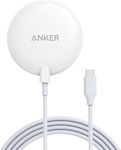 Anker Magsafe Ladegerät und Kabel USB-C 7.5W Weißs (PowerWave Magnetic Pad Lite)