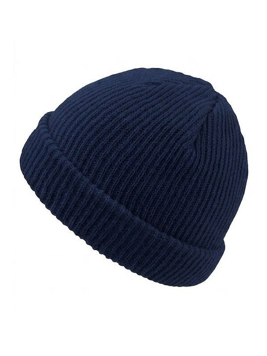 Ανδρικός Beanie Σκούφος σε Navy Μπλε χρώμα
