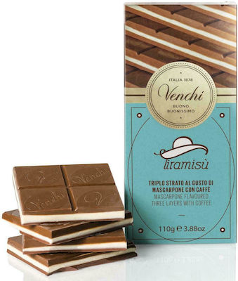 Venchi Chocolate Milk Tiramisu Gluten-Free 110gr 1pcs