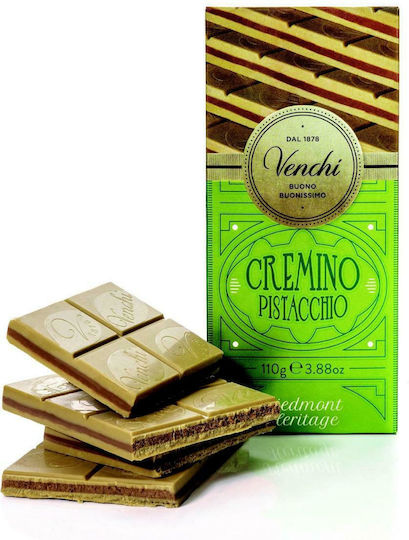 Venchi Cremino Chocolate Milk Pistacchio Gluten-Free 110gr