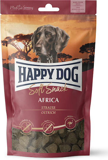 Happy Dog Softsnack Africa Λιχουδιές Σκύλου χωρίς Σιτηρά με Στρουθοκάμηλο 100gr