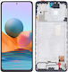Οθόνη OLED με Μηχανισμό Αφής και Πλαίσιο για Redmi Note 10 Pro (Μαύρο)