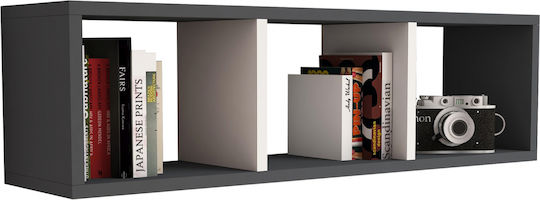 Shelf Wall Charcoal 90x22x25.6cm