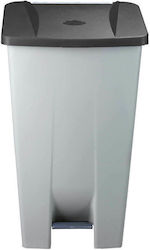 GTSA Plastic Waste Bin 80lt with Pedal Gray