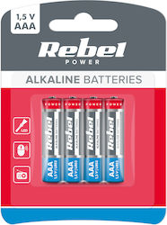 Rebel Alkaline Battery AAA 1.5V 4pcs