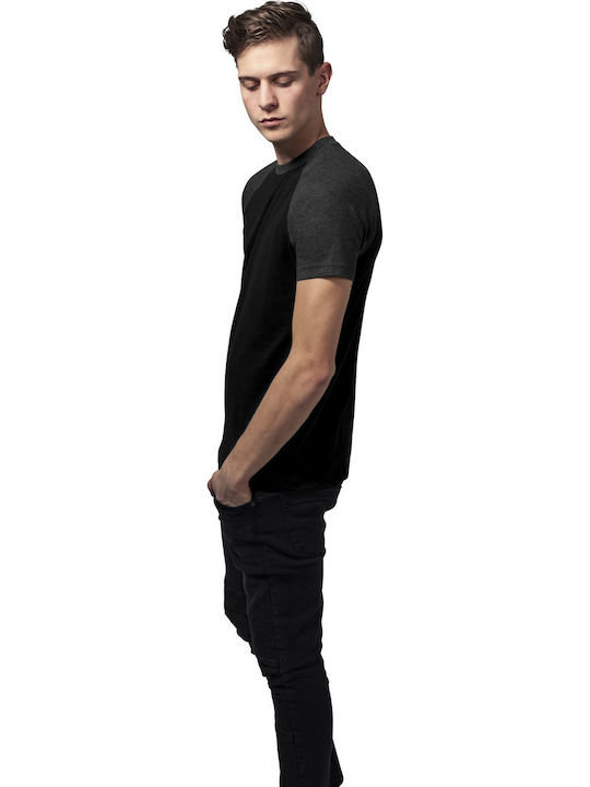 Urban Classics Contrast T-shirt Black / Charcoal