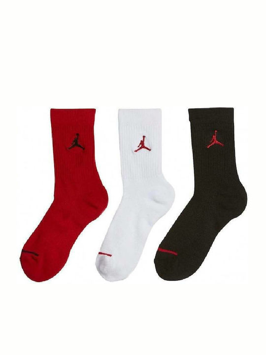Jordan Дълги детски спортни чорапи Jumpman Многоцветни 3 Чифта