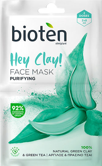 Bioten Creamy Purifying Gesichtsmaske für das Gesicht für Revitalisierung 2Stück 8ml