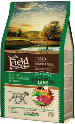 Sam's Field Junior Large 2.5kg Ξηρά Τροφή με Λίγα Σιτηρά για Κουτάβια Μεγαλόσωμων Φυλών με Αρνί