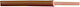 CHaralampidis 0827 Power Cord Type NYAF with Cable Properties 1x2.5mm² in Brown Colour 1m Flexible