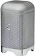 Kitchen Craft Lovello Metallic Coffee Vase with Lid Gray 11x11x19cm