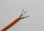 Χαραλαμπίδης Netzkabel mit Durchmesser 3x2.5mm² in Orange Farbe 1m